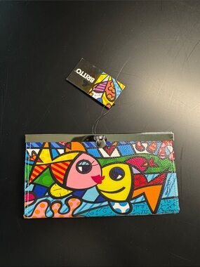Romero Britto Fish Wallet - NWT